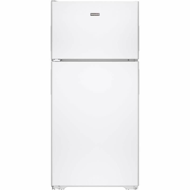 Hotpoint 28-inch, 14.6 cu. ft. Top Freezer Refrigerator HPS15BTHLWW IMAGE 1