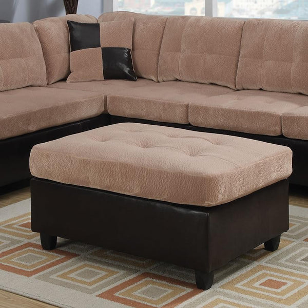 Acme Furniture Milano Fabric Ottoman 51232 IMAGE 1