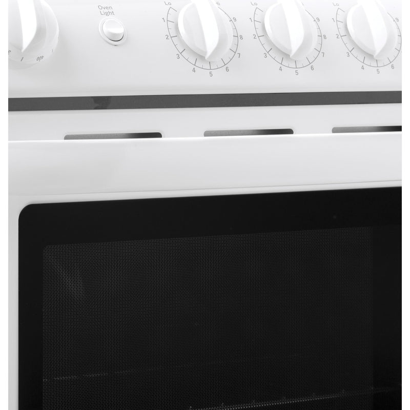 Hotpoint 24-inch Freestanding Electric Range RAS240DMWW IMAGE 8