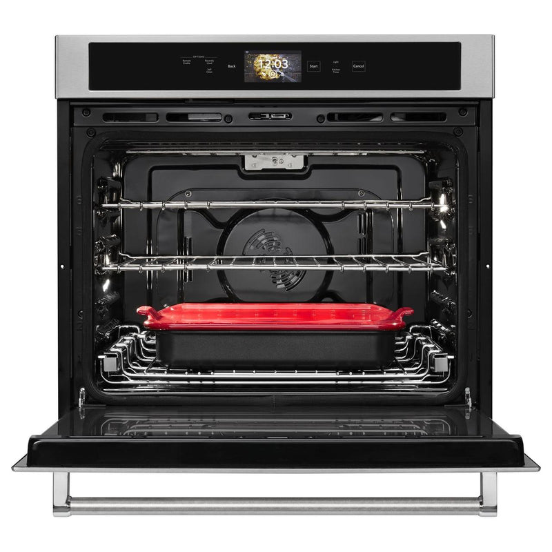 KitchenAid 30-inch, 5.0 cu.ft. Built-in Single Wall Oven with True Convection KOSE900HSS IMAGE 3