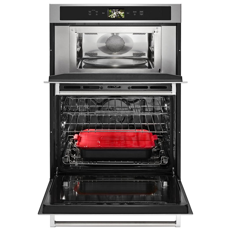 KitchenAid 30-inch, 6.4 cu.ft. Built-in Combination Oven with Even-Heat™ True Convection KOCE900HSS IMAGE 5