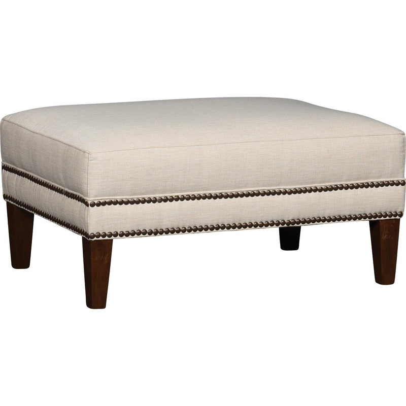 Mayo Furniture Fabric Ottoman 9311F51 Table Ottoman - Kurtz Linen IMAGE 1